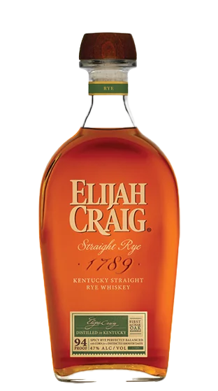 Elijah Craig Straight Rye Whiskey 700ml bottle NZ