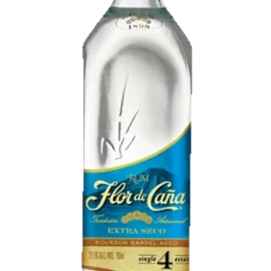 Flor de Cana Extra Seco 4 Year Old Rum 1L bottle NZ