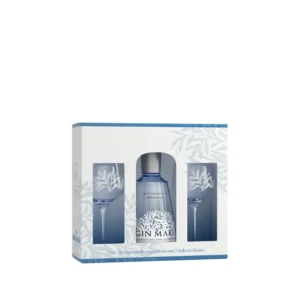 Gin Mare 2 Balloon Glass Giftpack 700ml bottle NZ