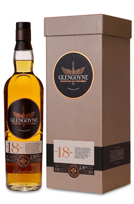 Glengoyne Highlands 18YO Single Malt Whisky (Gift Box) 700ml bottle NZ