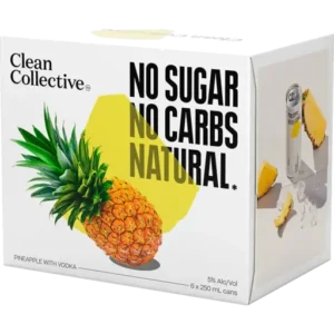 Clean Collective Pineapple with Vodka 6x250ml Cans