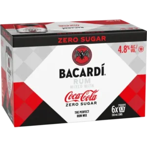 Bacardi CC Zero 4.8% 6x330C