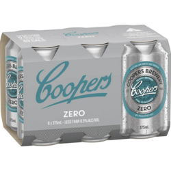 Coopers Zero Lager 6x375C