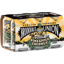 Brookvale Union Vodka Pineapple & Coconut 6x330ml Cans