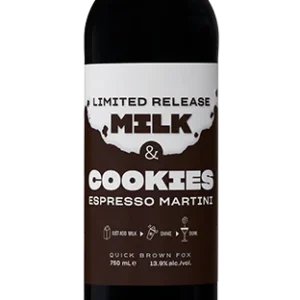 Quick Brown Fox Milk and Cookies Espresso Martini Liqueur 700ml bottle NZ
